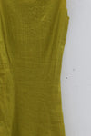 Marc Le Bihan Silk Shrink Stretch Sleeveless Dress 21967 Collection France MLB-21967 E23-ANIS